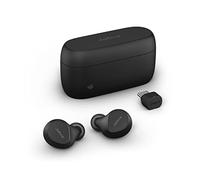 Jabra Evolve2 True Wireless in-Ear Bluetooth Earbuds with Active Noise Cancellation (ANC) and 4-Mic MultiSensor Voice Technology - Microsoft Teams Certified, Works with All Other Meeting apps - Black