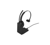 Jabra Evolve3 45 - Auriculares inalámbricos mono con conexión USB-C y cancelación activa de ruido (ANC) | Certificados para Microsoft Teams | Incluyen base de carga