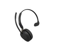 Jabra Evolve3 65 Auriculares con micrófono Bluetooth, MS Teams, USB-A | Adaptador USB-A, batería 59 horas, auriculares para oficina con ANC, Jabra ClearVoice™, Microsoft Teams, negro
