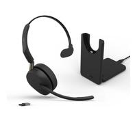 Jabra Evolve3 65 Single Auriculares con micrófono inalámbricos Bluetooth, MS Teams, USB-A