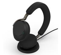 Jabra Evolve3 75 - Bluetooth, USB-C - auriculares estéreo inalámbricos con base de carga