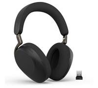 Jabra Evolve3 85 Auriculares Over-Ear Bluetooth Inalámbricos con Micrófono para Trabajo, USB-A, IA Llamadas, Cancelación Ruido Activa Adaptativa, 25h Batería, para Apps de Reunión, Negro