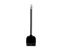 Calltel Auriculares Entrenamiento Adaptador Doble RJ9 Jack & Mute a 3.5mm