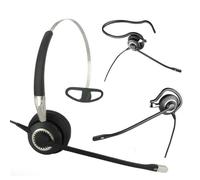 Jabra GN Jabra BIZ 2400 II Mono, 3 sujeciones con micrófono ultra cancelación Auricular con conexión QD, 3 sujeciones y micrófono con ultra cancelación de