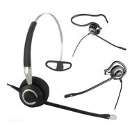 Jabra GN Jabra BIZ 2400 II Mono, 3 sujeciones - Wideband Auricular 3 sujeciones, micrófono antirruido, WIDE BAND