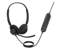 Jabra GN Jabra Engage 40 (Inline Link) USB-A MS Stereo Auriculares USB-A compatibles con Microsoft Teams y con unidad de control de llamadas en línea