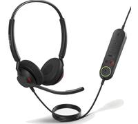 Jabra GN Jabra Engage 40 (Inline Link) USB-A UC Stereo Auriculares USB-A profesionales cómodos con unidad de control de llamadas en línea