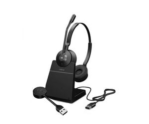 Jabra GN Jabra Engage 55 SE duo MS USB-A con base Auricular inalámbrico DECT con mayor seguridad y calidad de sonido superior para llamadas desde cualquier