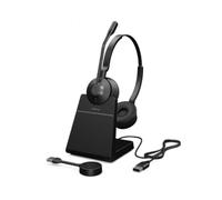 Jabra GN Jabra Engage 55 SE duo UC USB-A con base Auricular inalámbrico DECT con mayor seguridad y calidad de sonido superior para llamadas desde cualquier