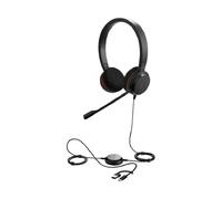 Jabra GN Jabra Evolve 20 UC stereo USB-C/A Auricular con buen sonido y control en el cable, ideal para llamadas y música