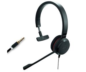 Jabra GN Jabra Evolve 30 II Mono Jack Auriculares con conexión Jack 3,5 mm, versión Mono ideal para no perder el contacto con su entorno
