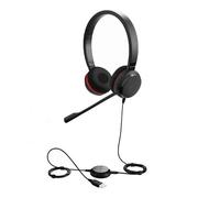 Jabra GN Jabra Evolve 30 II MS Estéreo Auricular con conexión USB + Jack 3,5mm versión estéreo optimizado para Teams ideal para concentrarse