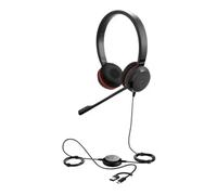 Jabra GN Jabra Evolve 30 II - USB-C/A, estéreo UC Auriculares estéreo profesionales para comunicación UC con conexiones duales USB-C/A y 3,5 mm.