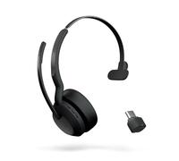 Jabra GN Jabra Evolve2 55 UC Mono Link 380 USB-C Auriculares inalámbricos Mono UC para PC y teléfono móvil con conexión Link 380 USB-C