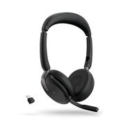 Jabra GN Jabra Evolve2 65 Flex MS Stereo Link 380 USB C Auriculares profesionales cómodos de transportar con reducción activa del ruido (ANC) sin igual.