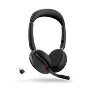 Jabra GN Jabra Evolve2 65 Flex UC Stereo Link 380 USB-C Auriculares profesionales cómodos de transportar con reducción activa del ruido (ANC) sin igua