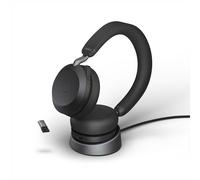 Jabra GN Jabra Evolve2 75 USB-A Microsoft Teams + Base de carga Auricular inalámbrico de gama alta para comunicaciones empresariales híbridas