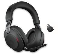 Jabra GN Jabra Evolve2 85 Stereo USB-C MS - Negro Auricular inalámbrico con conexión USB-C optimizado para Teams - ideal para concentrarse