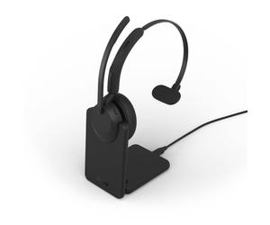 Jabra GN Jabra Evolve3 45 Mono USB-A UC con Base de Carga Auricular mono UC con base de carga, ANC y ClearVoice™ para mantenerte disponible en la oficina con