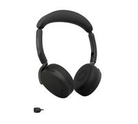 Jabra Evolve3 65 Flex - Auriculares inalámbricos ultraligeros con dos puertos USB-C y cancelación activa de ruido (ANC) | Certificados para plataformas UC | No incluyen base de carga