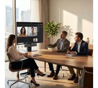 Jabra GN Kit videoconferencia Jabra PanaCast 40 VBS + iiyama T4329AS-B1AG + soporte Kit de videoconferencia para salas pequeñas con Jabra PanaCast 40 VBS,