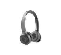 Jabra Headset 730 Auriculares Diadema Bluetooth Inalámbricos con Cancelación Activa de Ruido (ANC), 20h Batería, Base de Carga Negro Carbón