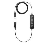 Jabra LINK 260 Adaptador USB para auriculares (USB-Adapter: QD auf USB) - Negro