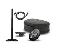 Jabra PanaCast Meet Anywhere+ (PanaCast, Speak 750 y paquete de soporte de mesa) para equipos, cámara de conferencia panorámica 4K, HDR, FoV de 180°, altavoz con Bluetooth y USB Dongle