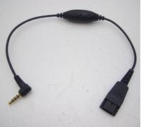 Jabra Qd A 3.5mm Cable 8800-00-87 para GN Netcom Auriculares IPHONE Y Android