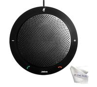 Jabra Speak 410 - Altavoz USB con gamuza de microfibra adicional, compatible con PC, Mac, Tablet, Smartphone compatible con MS Teams Skype versión 7410-109