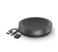 Jabra Speak2 75 SE (Segunda edición) - Altavoz inalámbrico Bluetooth - 4 micrófonos con cancelación de Ruido, Altavoces de 65 mm - Nueva función de Enlace - Adaptador USB-A y USB-C - Certificado para