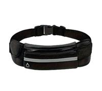 JaBranDo - Riñonera de neopreno - Riñonera impermeable para actividades deportivas - Especial para exteriores - Portabotellas - Con salida para auriculares - Fácil de ajustar, verde, talla única,