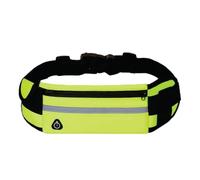 JaBranDo - Riñonera de neopreno - Riñonera impermeable para actividades deportivas - Especial para exteriores - Portabotellas - Con salida para auriculares - Fácil de ajustar, amarillo, talla única,