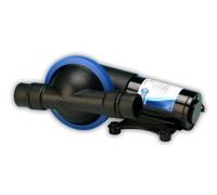 Jabsco 50890 Serie Filter-Less Marino diseño de diafragma Bomba de residuos sólidos único, 5 gpm, 1,5 Pulgadas, Negro