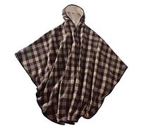 JACCOS Manta para silla de ruedas con forro polar para silla de ruedas con capucha, ropa para silla de ruedas, poncho de invierno para mujeres y hombres, cubierta acogedora para silla de ruedas, manta
