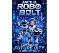 Jace & Robo Bolt Sketchbook: Future City Adventure: Robot Drawing Book for Kids Ages 4-10 | Blank Sketchbook for Drawing, Doodling, Robots, Space Tech and Future Cities