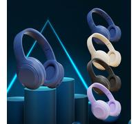 Jacenvly2024Nuevos auriculares para juegos, auriculares inalámbricos Bluetooth con reducción de ruido, largo alcance, compatibles con color negro.