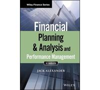 Jack Alexander Financial Planning & Analysis and P (Tapa dura) (Importación USA)