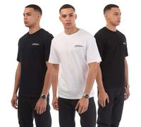 Jack And Jones Camiseta Beau Footprint para Hombre Pack de 3 (GT5606)