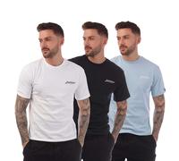 Jack And Jones Camiseta Beau Footprint para Hombre Pack de 3 (GT5606)