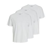 Jack And Jones - Camiseta Lisos de Manga Corta para Hombre - Pack de 3