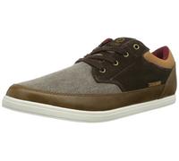 Jack and Jones JJ Brad - Tenis Bajos para Hombre, Pizarra Negro Marrón, 42 EU