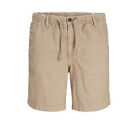 Jack And Jones Pantalones Cortos de Mezcla de Lino para Hombre (GT33041)