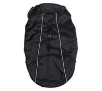 JACK AND VANILLA, Abrigo Elegante Negro para Perros, diseño Moderno y Elegante, Confort óptimo, Aislamiento térmico, fácil de Mantener, Talla L, Longitud 50 cm, Color Negro, Modelo Expedition