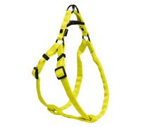 JACK AND VANILLA, arnés ergonómico de Nailon Amarillo para Perro, Ajustable, Ligero y Duradero, Ofrece Comodidad y Visibilidad, Ideal para Paseos, Talla L, 25 x 53 - 82 cm, Modelo Comfort