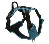 JACK AND VANILLA, Arnés ergonómico para Animales, cómodo y Duradero, con Ajuste rápido y Bandas Reflectantes para Seguridad, Talla XS, Color Azul, Modelo Expedition