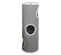 JACK AND VANILLA, Barril de rascar Moderno y Elegante, Acabado Gris, Ø36 x 100 cm, Barril para rascar, rascador para Gatos, árbol de Gato Estable para Gatos pequeños y Grandes, Garras y