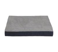 JACK AND VANILLA, Cama para Perro Ortopédica Confort Espuma Memoria, Tejido Resistente, Diseño Elegante, Funda Lavable, Talla M 80 x 60 x 10 cm, Color Gris Oscuro, Modelo Clásico