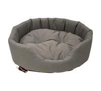JACK AND VANILLA, Cesta de Espuma viscoelástica para Perros y Gatos, diseño Elegante Gris, Funda Lavable, Duradera y fácil de Mantener, Disponible en Varios tamaños
