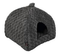 JACK AND VANILLA, Cesta para Perro, Igloo, Modelo Softy, Color Roseta Gris, Talla XS, 40 x 40 x 40 cm
